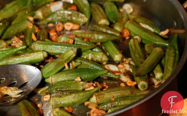 Gombo Sauté aux Noix de cajou