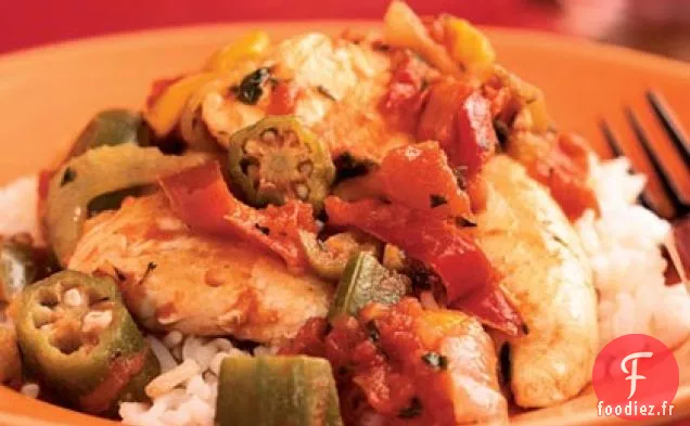 Poulet Créole et Légumes