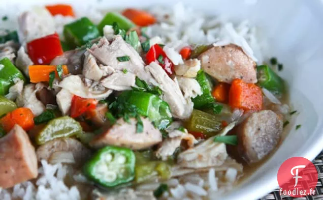 Gumbo de Dinde (avec les restes de dinde de Thanksgiving)