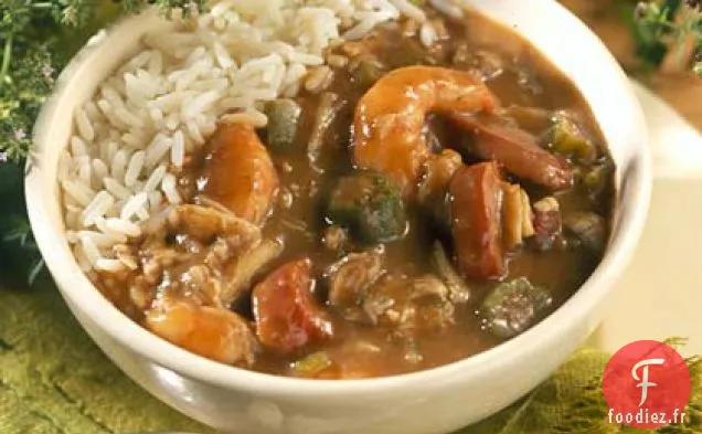 Gumbo de Crustacés faible en gras