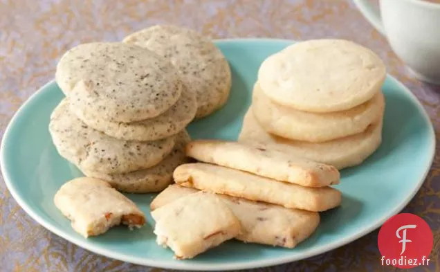 Biscuits Sablés Classiques en 4 Ingrédients avec 1 variante d'ingrédient ajoutée