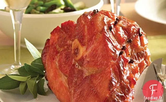 Jambon Cuit Classique avec Glaçage à l'Érable et à la Moutarde