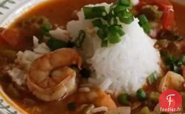 Crevettes et Gombo de Gombo