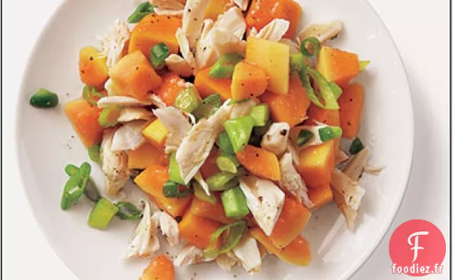Salade de Crabe-Papaye Épicée