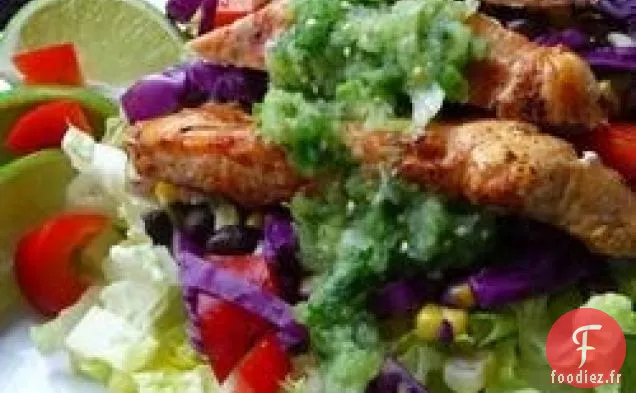 Salade Épicée Hachée du Sud-Ouest avec Salsa Verde