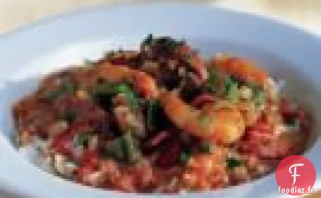 Fruits De Mer Épicés Et Gumbo À La Saucisse