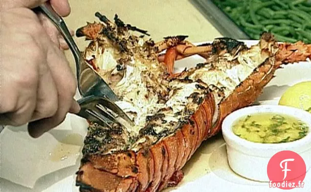 Homard épineux du Pacifique grillé aux Herbes