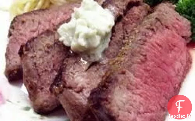 Kickin'London Broil au Beurre au Fromage Bleu