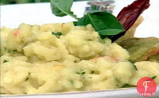 Risotto aux Fleurs de Courgettes et Safran