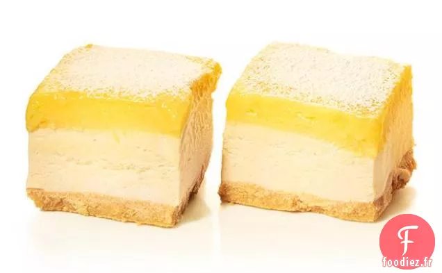 Barres de Crème Glacée Au Citron