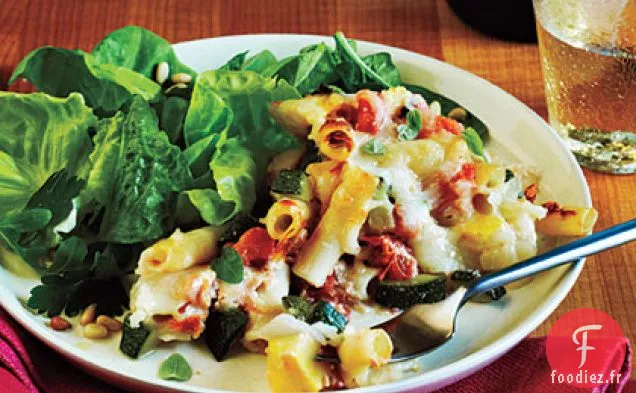 Ziti au Four et Légumes d'été