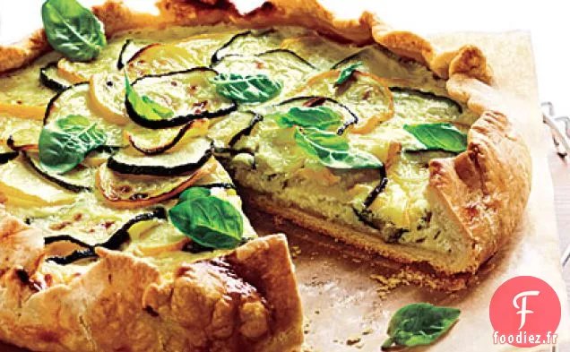 Galette de Courge d'Été et Ricotta