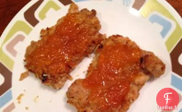 Poulet à l'Abricot Craquelé à l'Orange