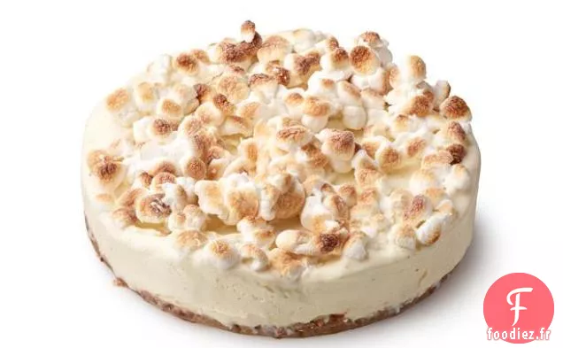 Gâteau à la Crème Glacée à la Guimauve Grillée