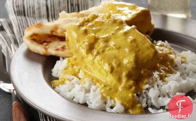 Curry Crémeux De Flétan aux Épices Indiennes