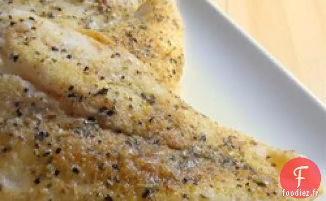 Poisson-Chat Grillé au Citron Et au Poivre