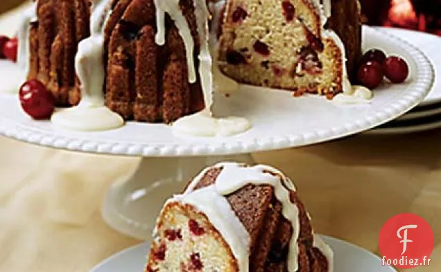 Gâteau aux Canneberges Glacé à l'Orange