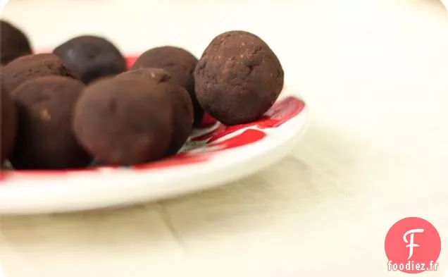 Truffes Cacahuètes au Cacao