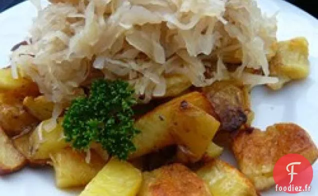 Knoephla, Pommes de Terre et Choucroute