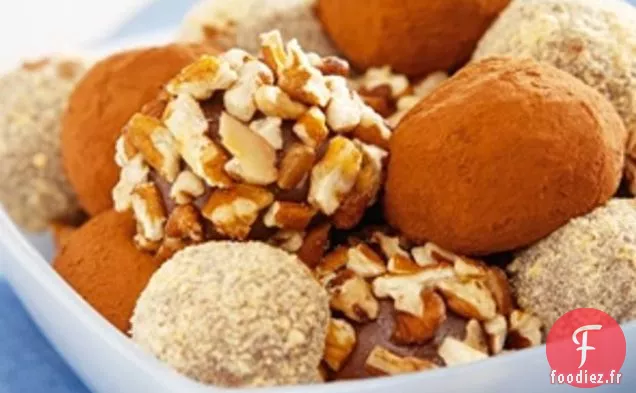 Truffes au Chocolat et au Beurre d'Arachide