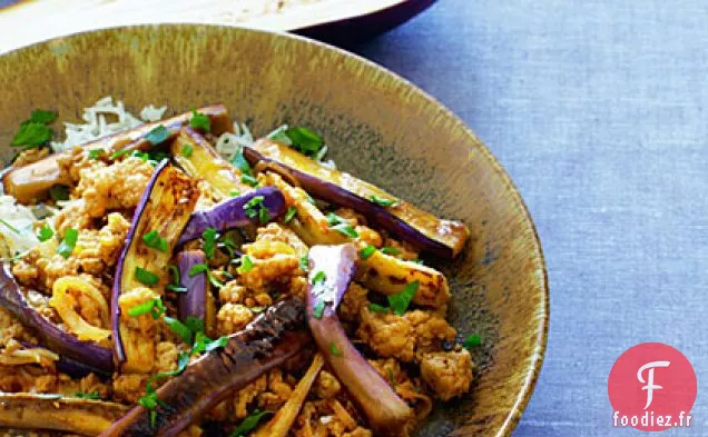 Aubergine Épicée au Porc