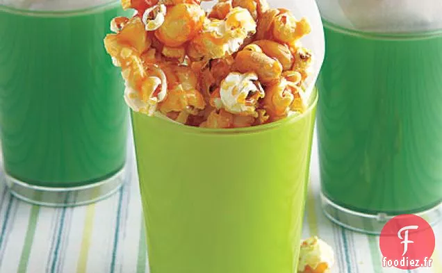 Popcorn au Caramel et Cacahuètes