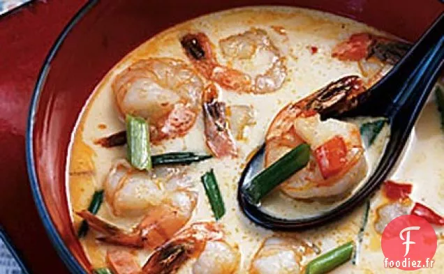 Soupe de Noix De Coco Aux Crevettes