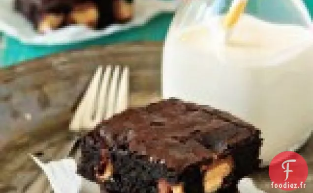 Brownies Snickers au Beurre d'Arachide