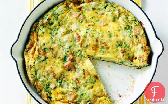 Frittata au Porc et aux Pommes de Terre