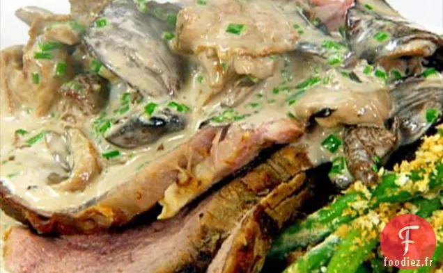 Sauce au Vin Rouge et aux Champignons Sauvages