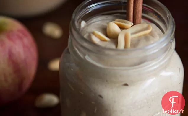 2 minutes de Beurre d'arachide à la Cannelle et à la Pomme
