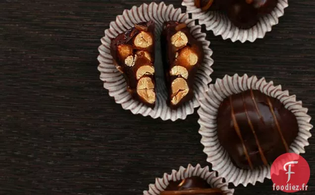 Grappes de Caramel aux Arachides Salées
