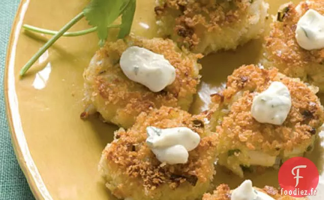 Gâteaux de Crabe au Wasabi en bouchées