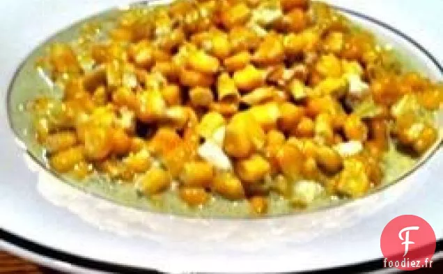 Maïs Sucré à l'Ail au Fromage Bleu