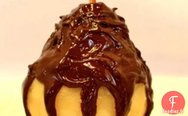 Poires Recouvertes de Chocolat