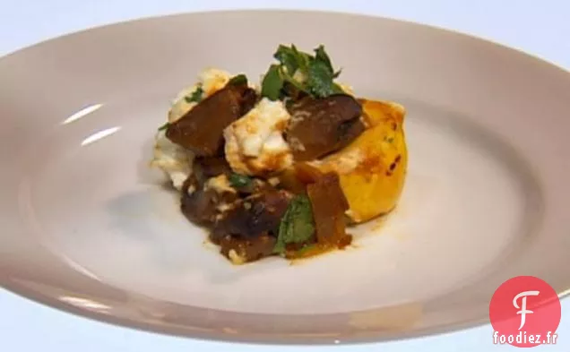 Défi Principal: Champignons d'Agrumes au Piment Rouge avec Courgettes Grillées