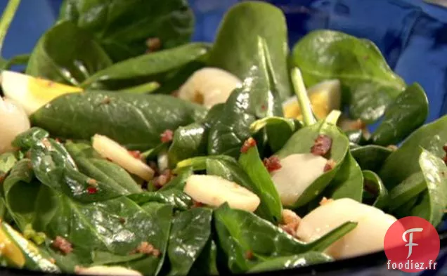 Salade d'Épinards et de Litchis