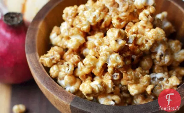 Pop-Corn au Beurre d'Arachide à Grignoter à l'automne