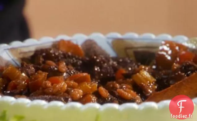 Ragoût de Bœuf et d'Orge de Sunny avec Pain Croustillant au Poivre