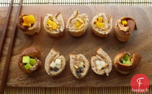 Sushi Au Beurre D'Arachide Et Aux Fruits