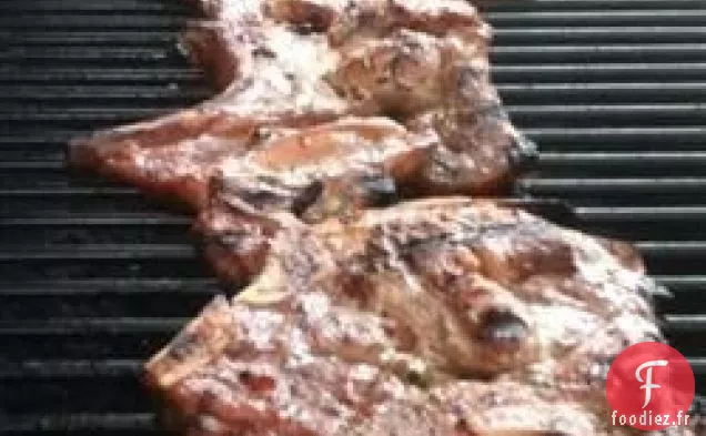 Côtelettes de Porc à la gelée de Jalapeno