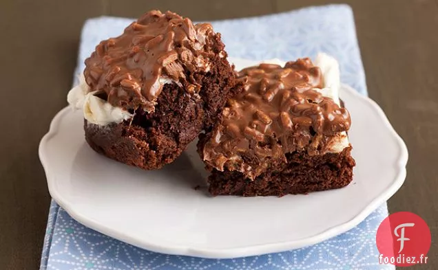 Brownies croquants à la Guimauve au beurre d'arachide