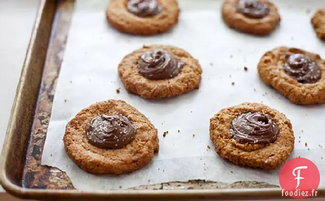 Biscuits au Nutella Salés au Beurre d'Arachide Sans Farine