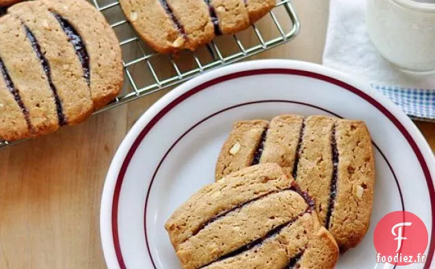 Biscuits Glacés au Beurre d'Arachide et à la Gelée