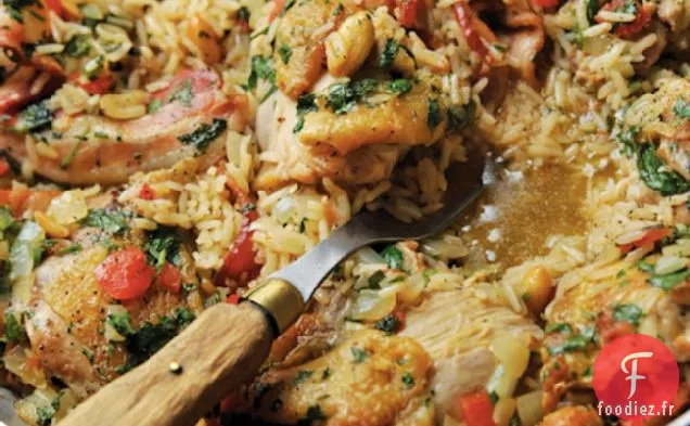Recette de Perloo au Poulet et aux Arachides