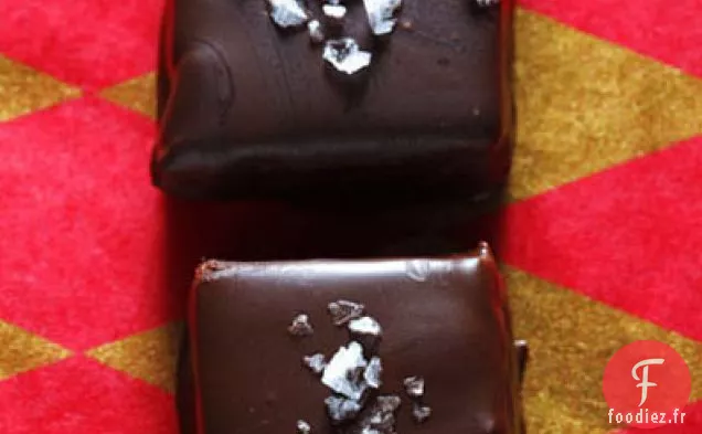 Carrés De Nougat Au Chocolat Et Beurre D'Arachide