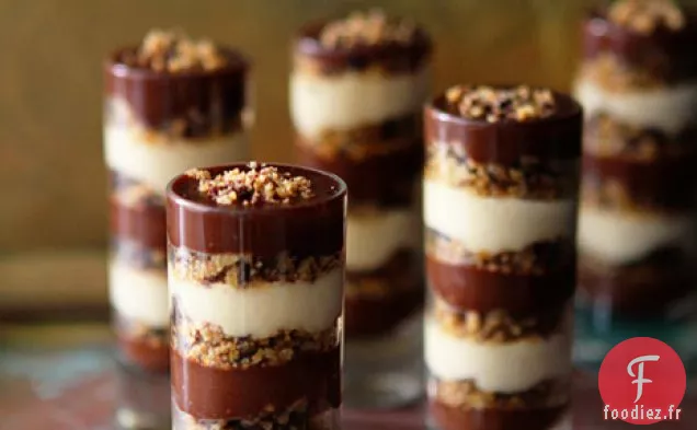 Bagatelles De Biscuits Aux Pépites De Chocolat Au Chocolat Et Au Beurre D'Arachide
