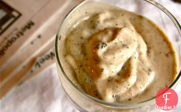 Milk-Shake congelé Banane - Beurre d'arachide - pépites de chocolat