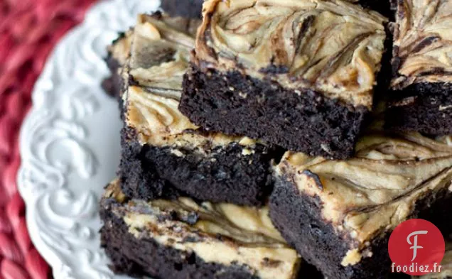 Brownies au Gâteau au Fromage au Beurre d'Arachide