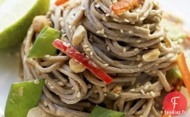 Nouilles Soba Épicées aux Arachides